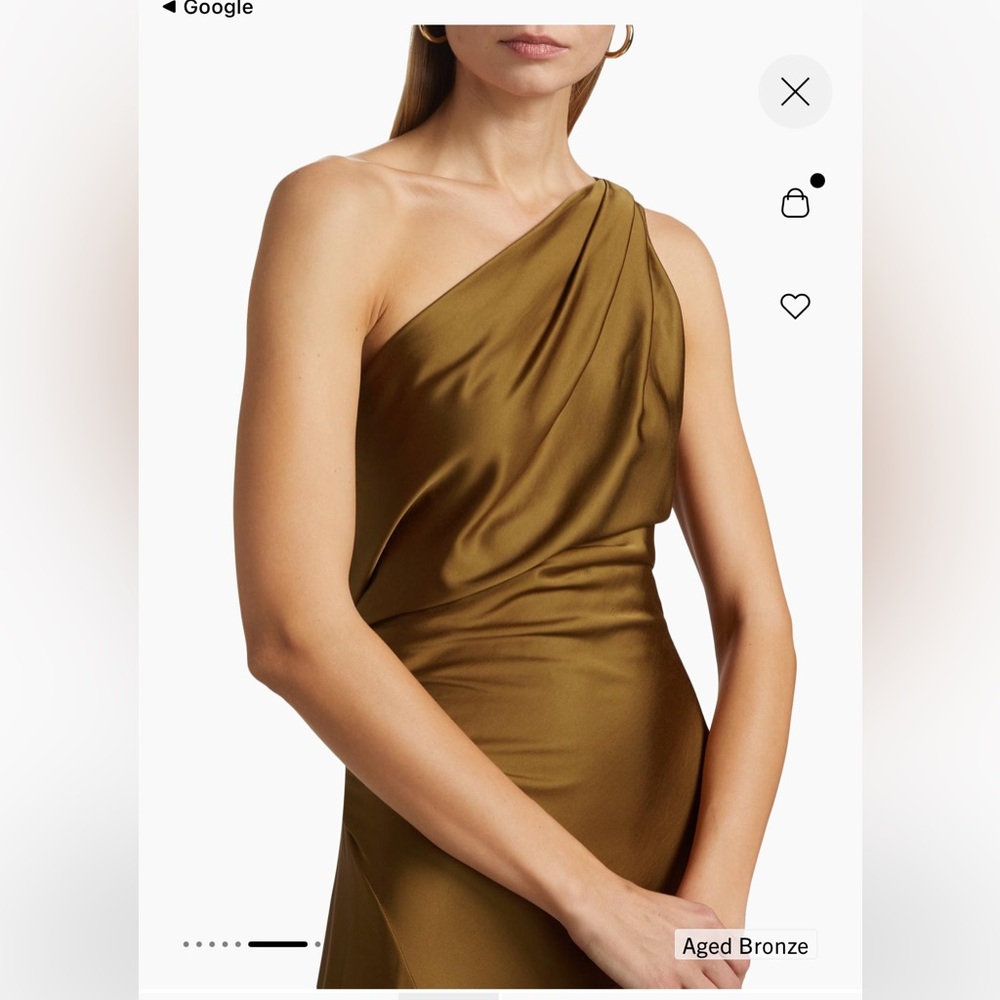 A.L.C. Aster Asymmetric Draped Gown - Picture 5 of 11